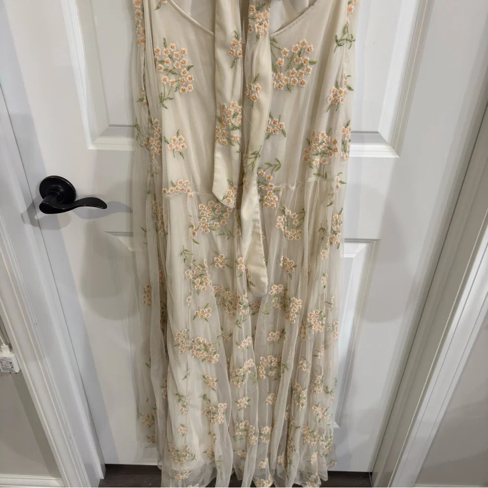 Free People Embroidered Holding On Convertible Maxi Dress - Picture 10 of 15
